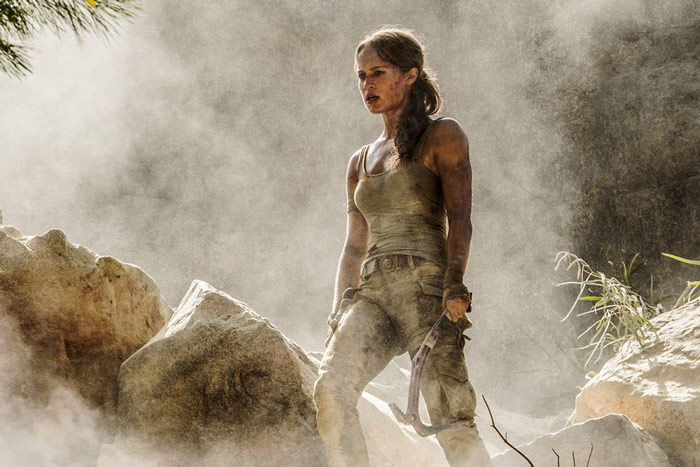 Tomb Raiders Alicia Vikander as lara croft in latest movie